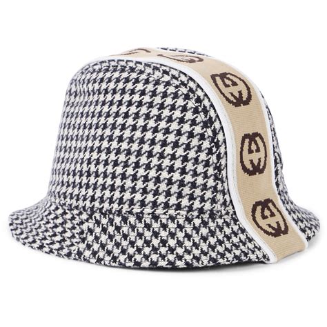 gucci bucket hat for cheap|gucci bucket hat houndstooth.